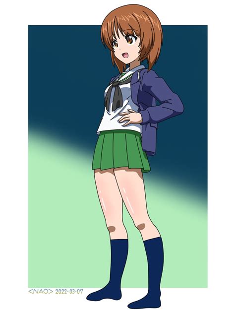 Nishizumi Miho Girls Und Panzer Drawn By Naotosi Danbooru