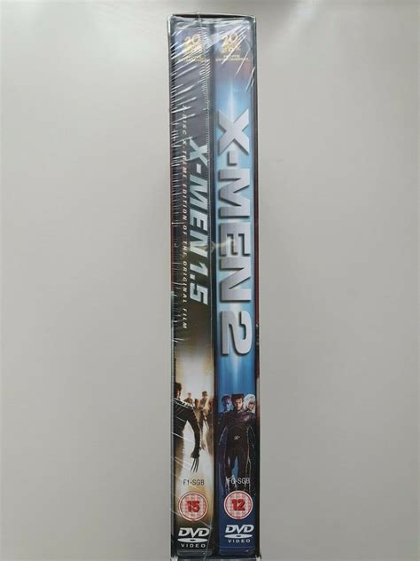 X-Men 1.5 & X-Men 2 Marvel DVD 2003 4-Disc Set Bonus Material BOX SET