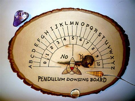 Handcrafted Pendulum Dowsing Board