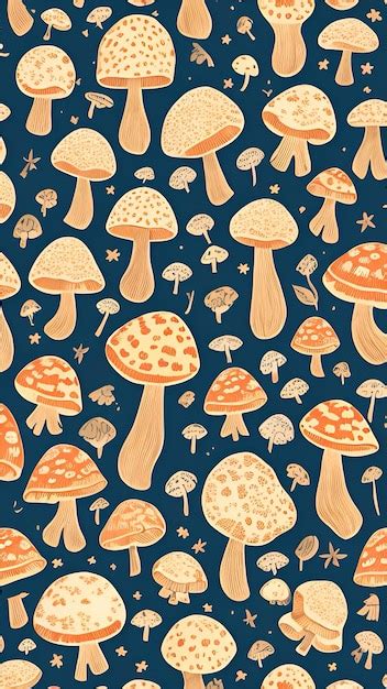 Premium Ai Image Fungi Cute Dreamy Art Ai