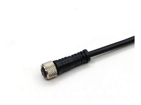 Cabo Conector M8 3 Pinos Reto P Sensores 3 Fios 2m Parcelamento Sem