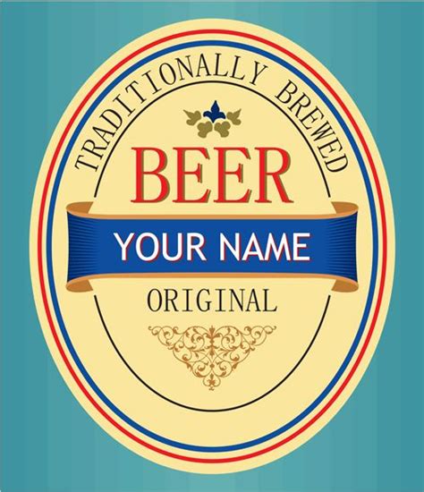 Free Printable Beer Bottle Label Template - Printable Templates