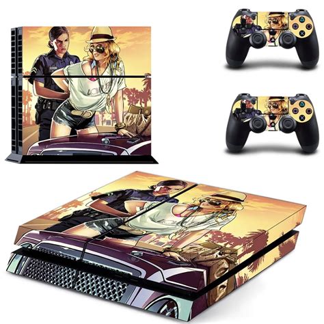 Grand Theft Auto V GTA5 PS4 Skin Sticker Decal Vinyl for Sony ...