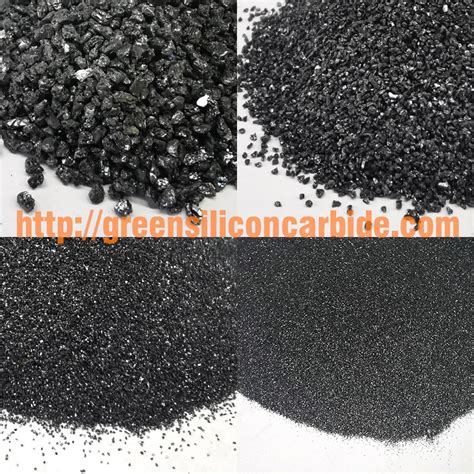 Granular Black Silicon Carbide F Grit Green Silicon Carbide Haixu