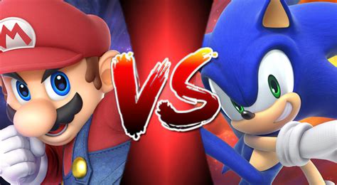 Mario Vs Sonic By Daquanharrison16 On Deviantart