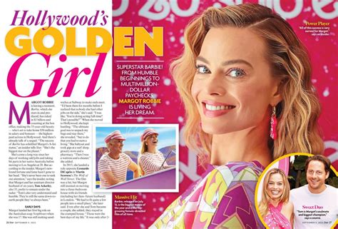 Margot Robbie Star Magazine Usa September 2023 Issue • Celebmafia