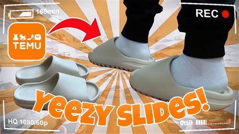 TEMU Yeezy Slide Pure Review On Feet YouTube