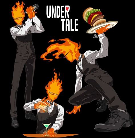 Grillby | Dessin humoristique, Dessin, Dessin manga