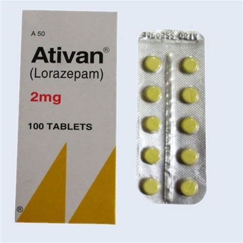 Ativan 2 Mg Tablet (Lorazepam) - [UPTO 40% OFF] Uses, Side Effects