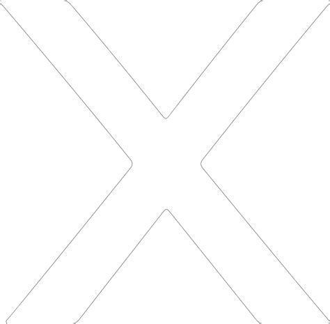 Letter X Outline Silhouette White Background Premium Ai Generated Vector