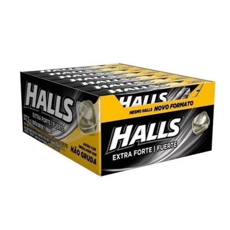 Bala Halls Display C 21 Unidades Escolha O Sabor Shopee Brasil