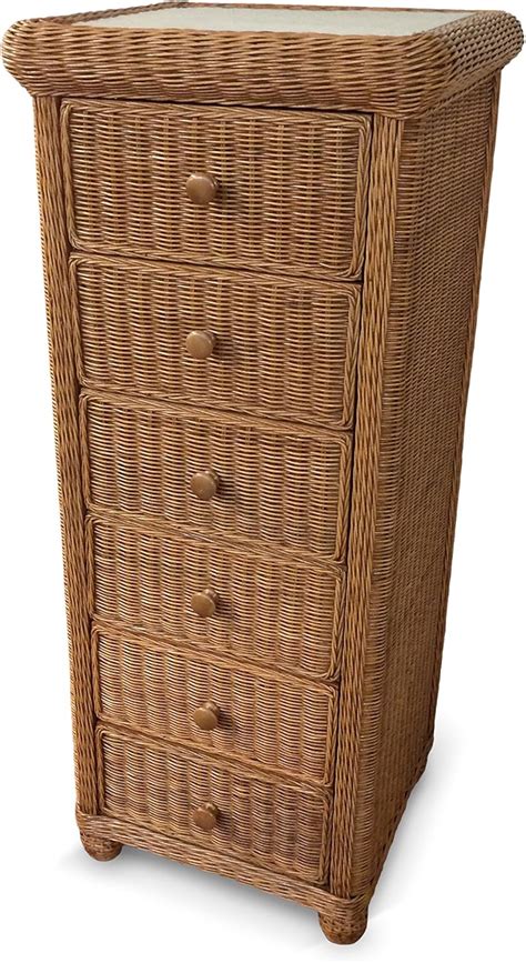 Amazon Wicker Paradise Elana 6 Drawer Lingerie Chest Antique