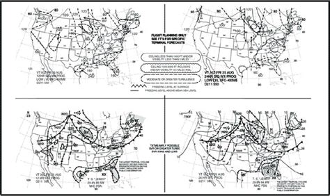 Aviation Weather Reporting Weather Charts And Aviation Weather Forecasts