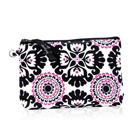 Mini Zipper Pouch In Pink Pop Medallion Thirty One Gifts Thirty One