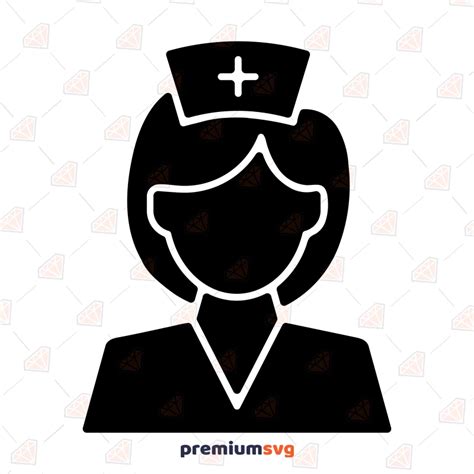 Nurse Silhouette SVG, Medical Assintant SVG | PremiumSVG