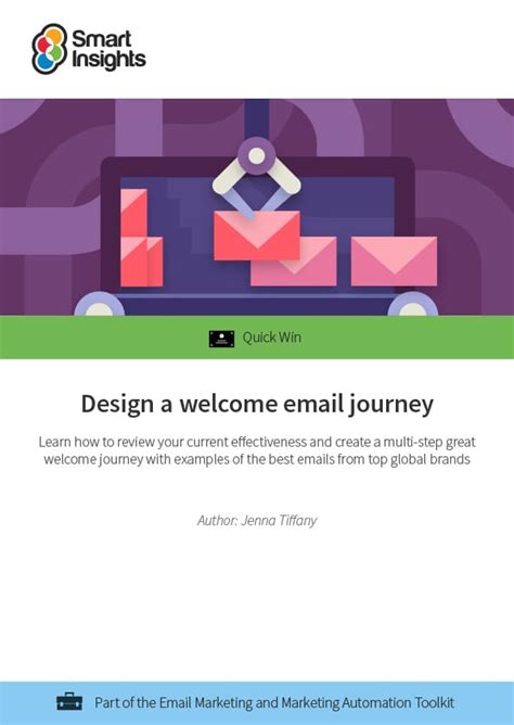Design A Welcome Email Journey Smart Insights