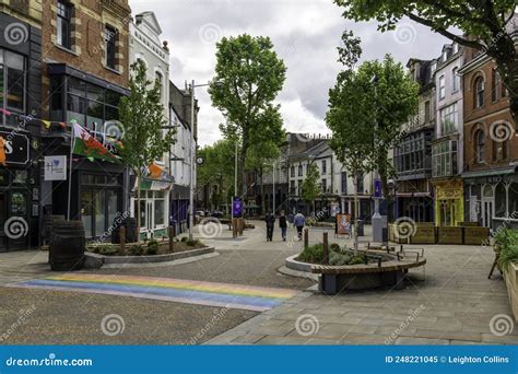 Wind Street In Swansea Editorial Image Image Of Eating 248221045