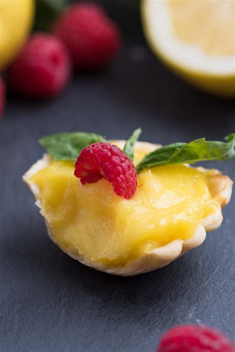 Mini Lemon Curd Tarts Healthy Delicious