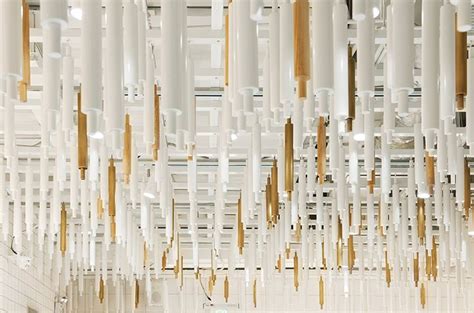 Rolling Pins Hang From Ceiling Inside Beijing Bakery By B L U E