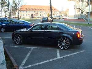 24 inch Chrysler 300 C 300C Chrome Wheels Rims Dub 5 L