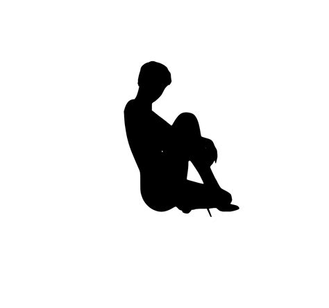 SVG Sensual Naked Nude Girl Free SVG Image Icon SVG Silh