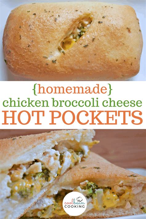 Cheddar Broccoli Chicken Hot Pockets Cool Bean Cooking
