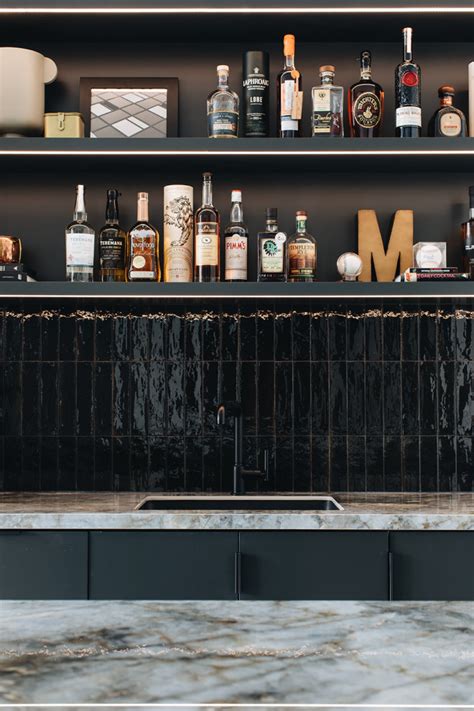 Asc London S Calling Contemporary Home Bar Chicago By Amy Storm And Company Houzz