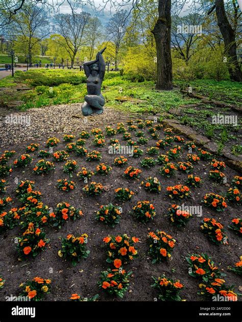 Bastion Hill Park En Riga Latvia Stock Photo Alamy