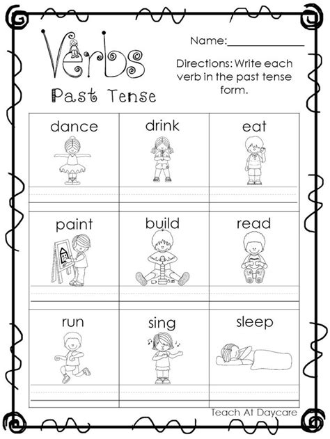 Past And Present Tense Worksheet