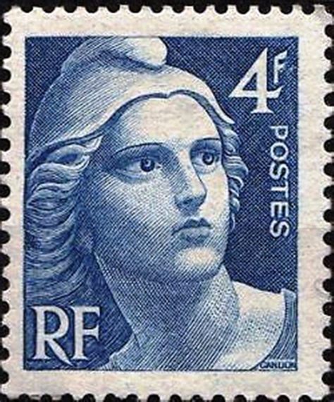 FRANCE STAMP TIMBRE N 725 MARIANNE DE GANDON 4F NEUF Xx TTB EBay