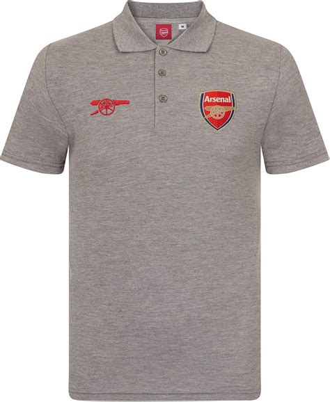 Buy Arsenal Football Club Official Soccer Gift Mens Crest Polo Shirt