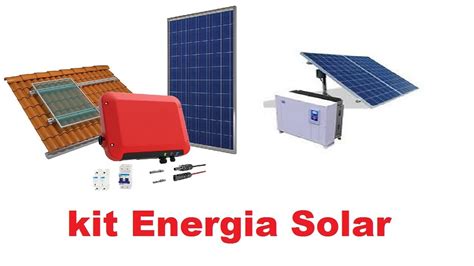 Kit Energia Solar Fotovoltaica Residencial KIT Completo De ENERGIA