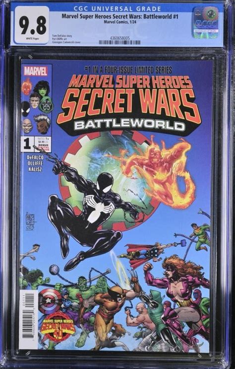 Marvel Super Heroes Secret Wars Battleworld Cgc Cover A