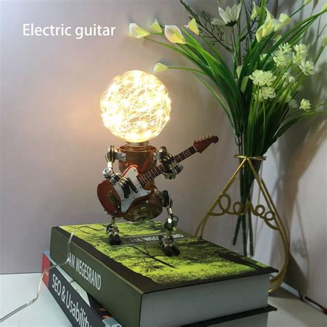 Steampunk Starlight Robot Lamps Feajoy