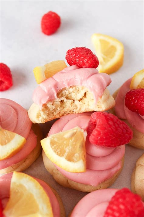 Lemon Raspberry Cookies Sweets By Elise