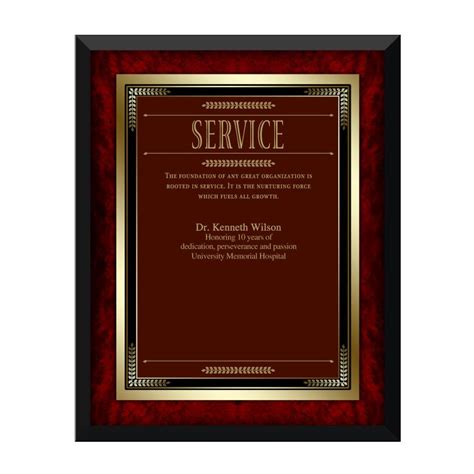 Full Color Plaques Awards Successories