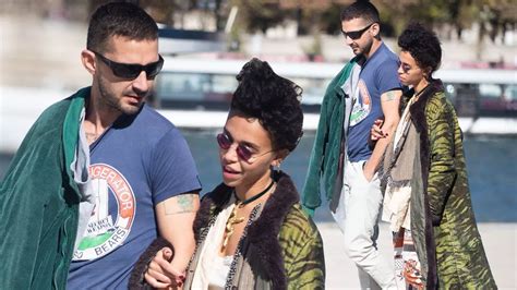 Shia Labeouf And Fka Twigs Look Very Much In Love On Paris Stroll After Taking Romance Public