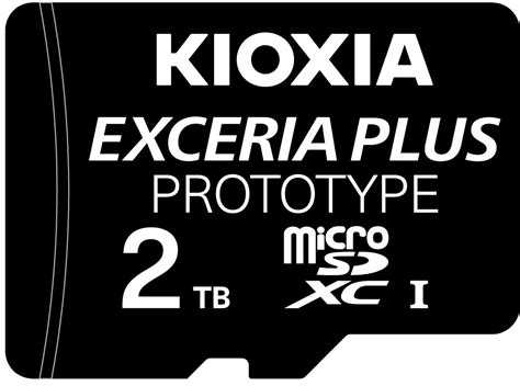 Kioxia Develops Industry S First 2TB MicroSDXC Memory Card Working