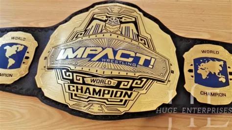 Impact World Heavyweight Wrestling Championship Replica Title Belt