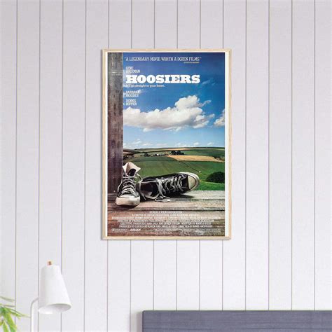 Hoosiers Movie Poster, Hoosiers (1986) Classic Movie Poster - Citiesbox