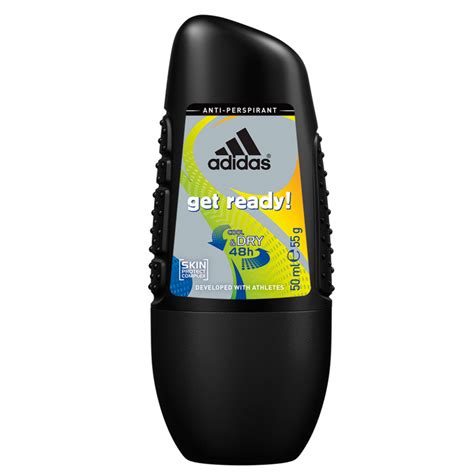 Дезодорант-антиперспирант Adidas шариковый мужской Get Ready 50мл ...
