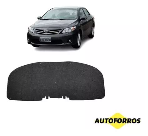 Forro Isolante Do Capo Toyota Corolla Presilhas Frete Gr Tis