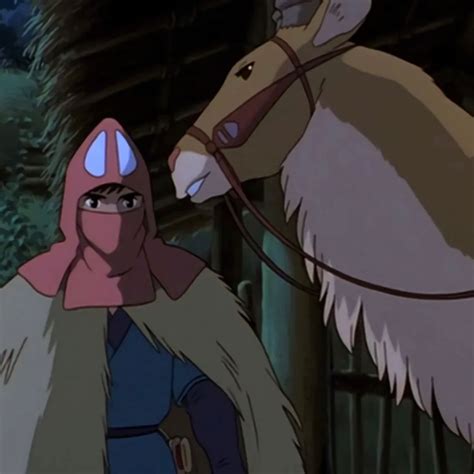 Ashitaka And Yakul Princess Mononoke Anime Princess