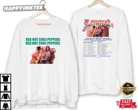 Red Hot Chili Peppers World Tour Best T Shirt