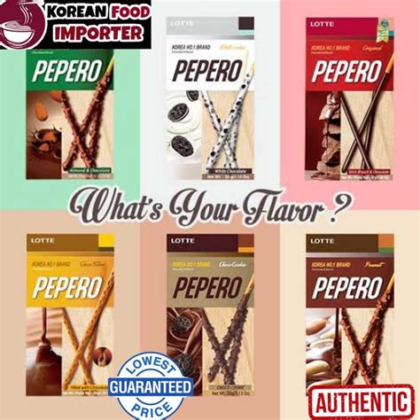 Lotte Pepero No 1 Brand In Korea Different Flavors Of Your Choice