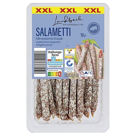 Landbeck Salametti Minisalamis G Von Aldi S D Ansehen