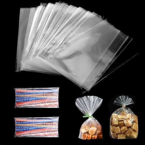 Sachet Plastique Transparent Sac Bonbon Anniversaire Reutilisable Petie