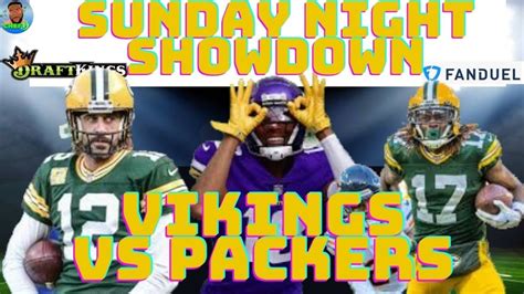 Draftkings Nfl Picks Sunday Night Showdown Week Picks Nfl Dfs