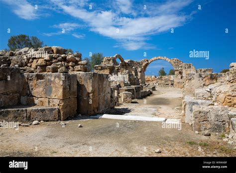 Saranta Kolones Forty Columns Castle Inside The Paphos Archaeological