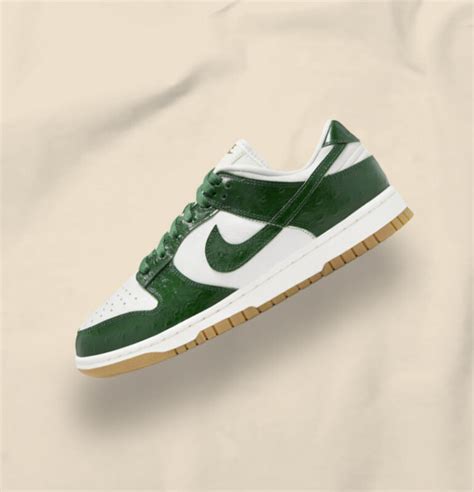 Nike Dunk Low Green Ostrich Gum Fj Sneakheart